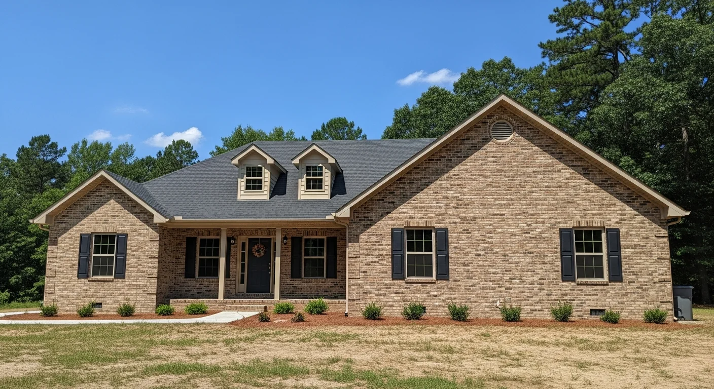 Professional roofer installing new residential roof