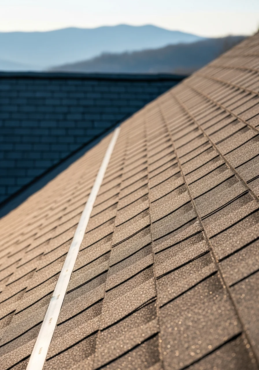 A close-up of quality craftsmanship on an Asheville property exterior.