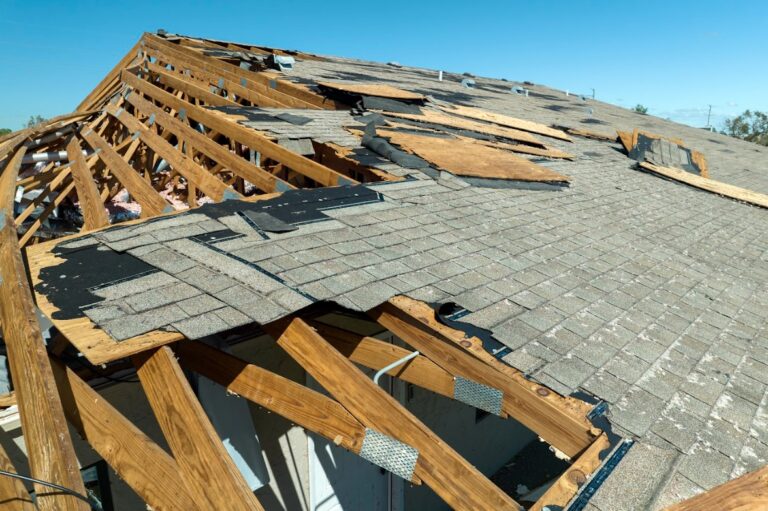 storm damage roof repair in Statesville