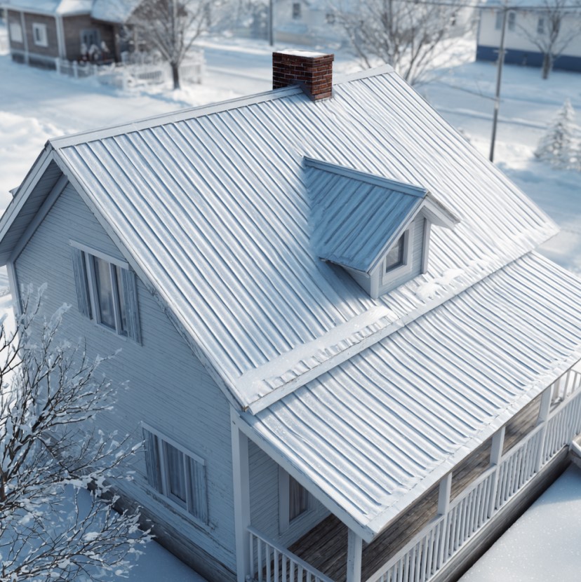 standing seam metal roofs in snowy climate